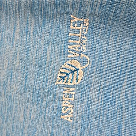 FootJoy | Men's Golf Active Performance Men's Polo Aspen Valley Golf Club Sz L - Picture 2 of 10